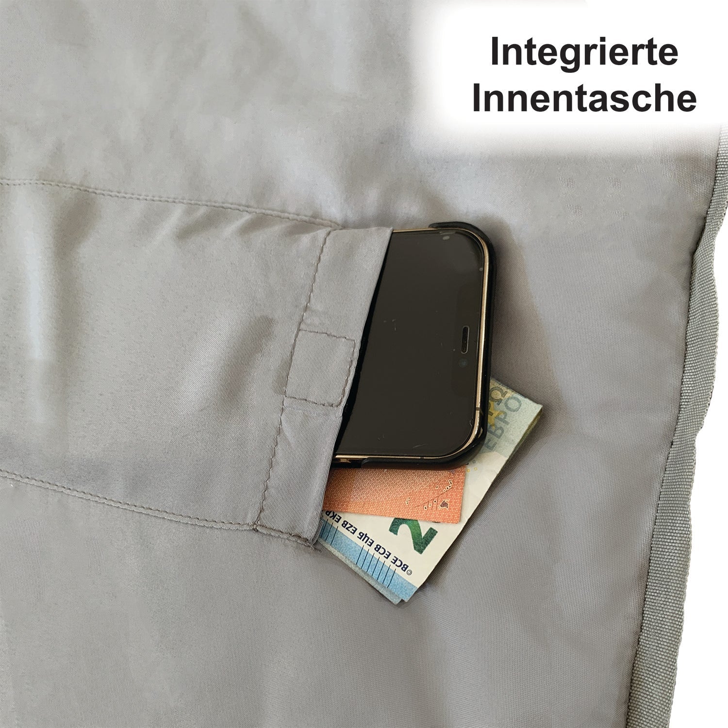 MIQIO® 2in1 Großer XL Sommer Schlafsack mit abtrennbarer Kissenhülle