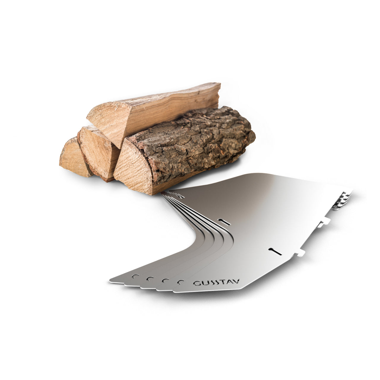 Gusstav Feuerschale PENTA aus Edelstahl