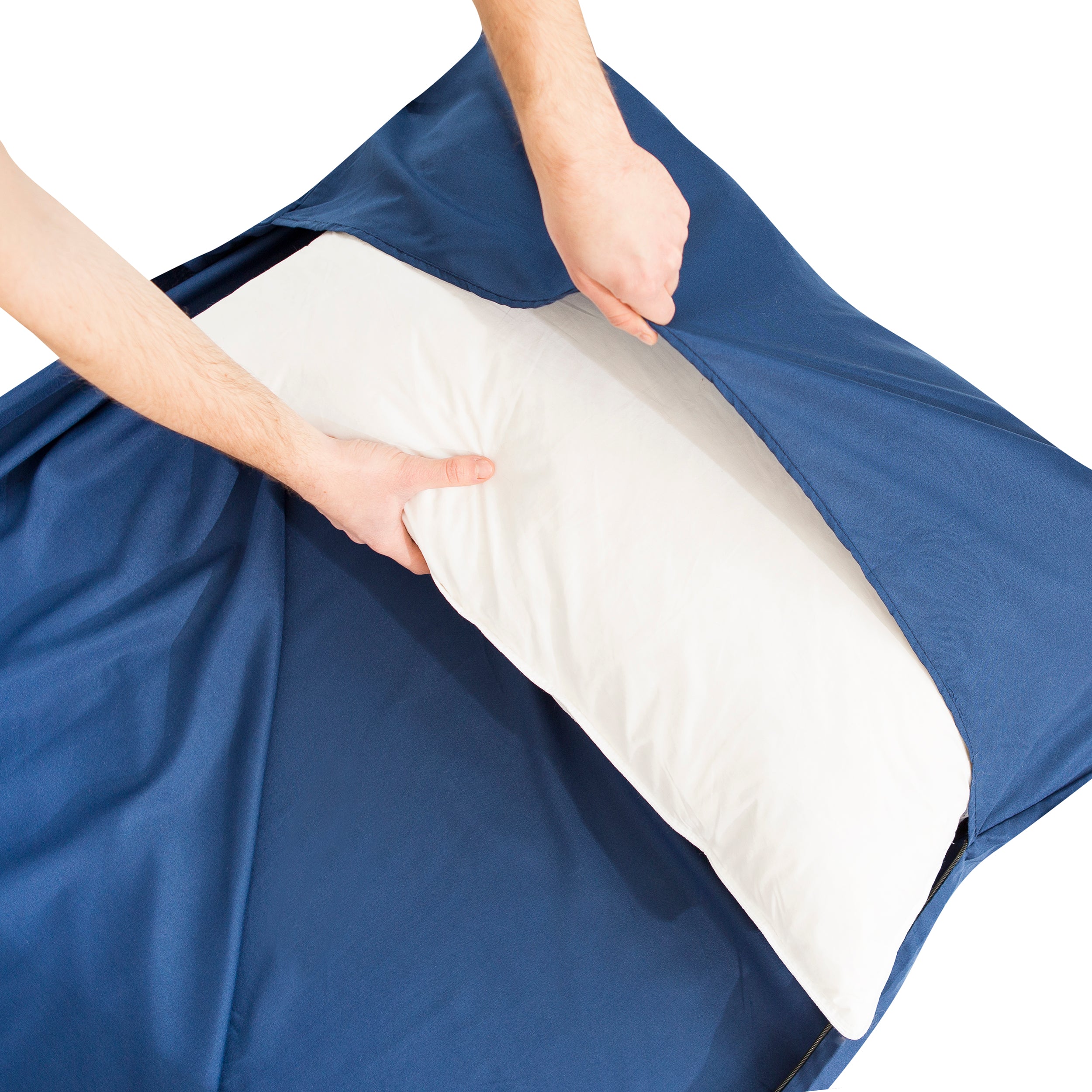 MIQIO 2in1 Hüttenschlafsack aus Mikrofaser