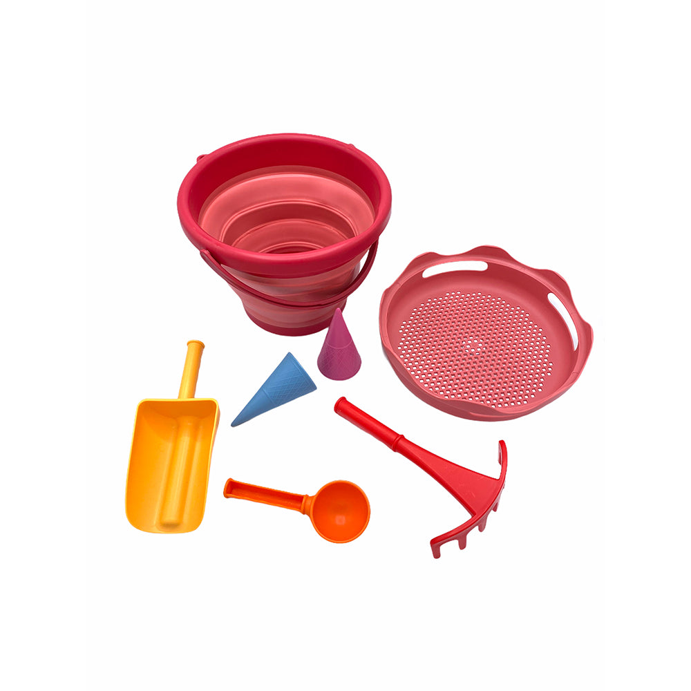 Schildkröt 7in1 Sand Toys Falteimer Set