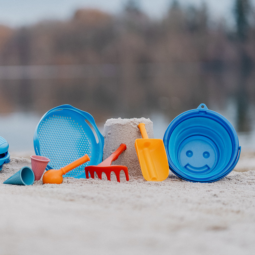 Schildkröt 7in1 Sand Toys Falteimer Set