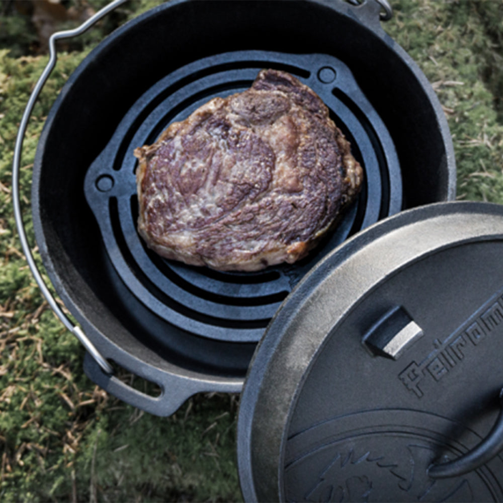 Petromax Feuertopf mit flachem Boden