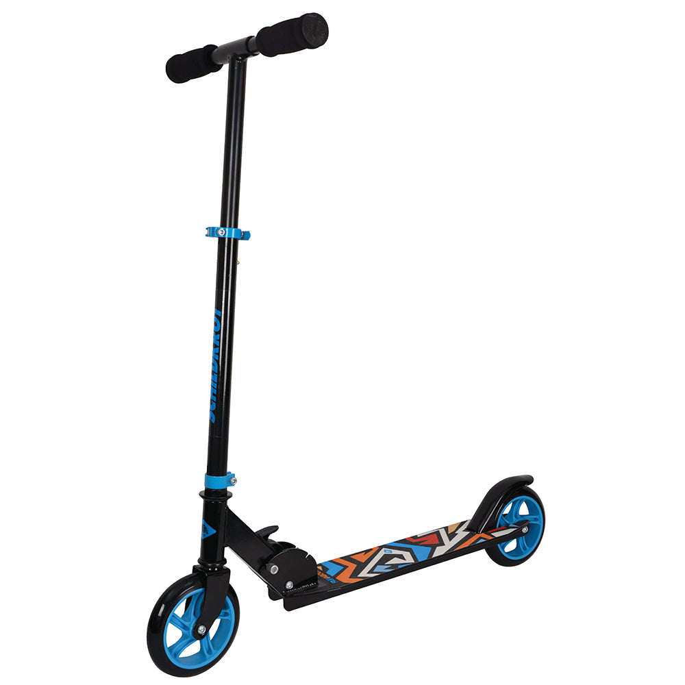 Der Schildkröt City Scooter RunAbout - Reifengröße 145 Millimeter. Maximale Tragkraft: 60 Kilogramm. Höhe des Griffs: 86 Zentimeter. Lenker-Typ: Einstellbar. Anzahl der Räder: 2. Radwerkstoff: Polyurethan. Radgröße: 145 Millimeter